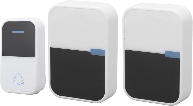 woobles Wireless Doorbell Self Generating Battery Free Electronic Doorbell IP44 Waterproof 38 Melodies Strong Signal Penetration for Home Apartment(#2) - Image 1